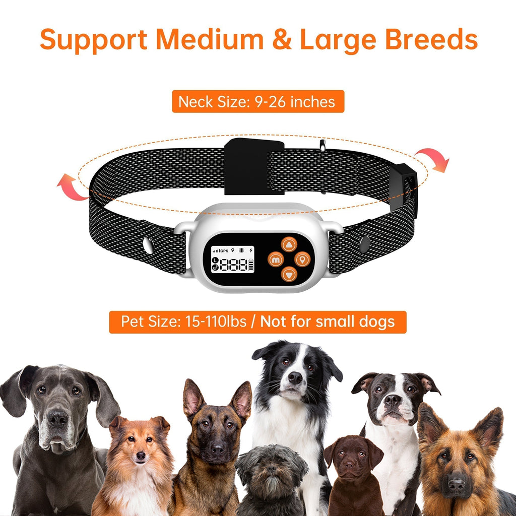 طوق سياج GPS للكلاب Pawfey SmartPro F820 - حدود لاسلكية