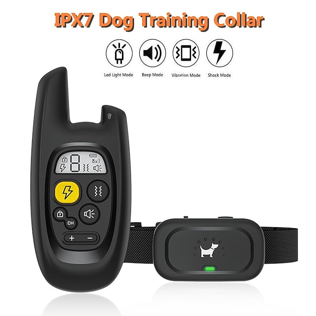 Aufladbares Pawfey-Hundetrainingshalsband – 500 m wasserdicht