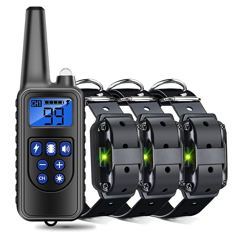 Pawfey Dog Training Collar — Remote Control, 300m Range