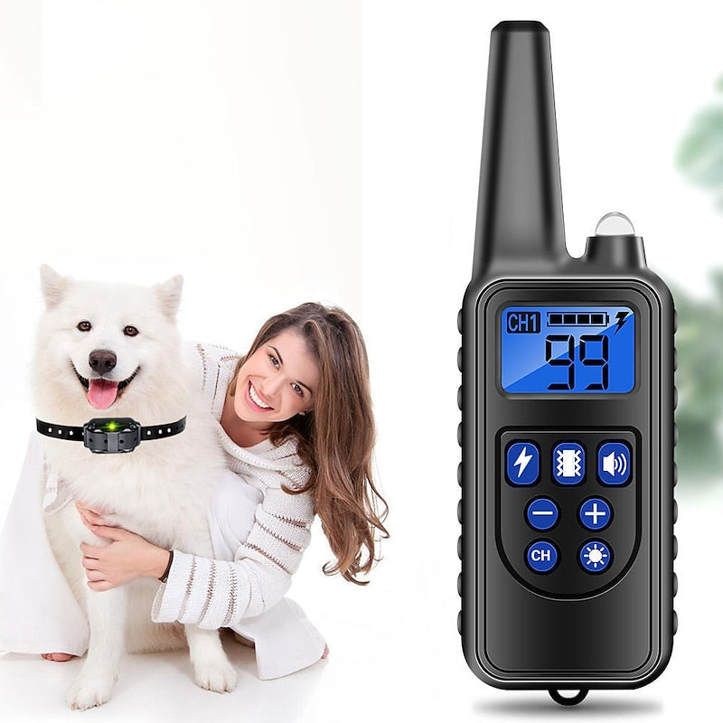 Pawfey 犬用トレーニングカラー — リモコン操作、通信距離300m