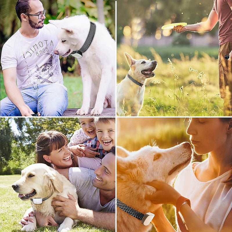 NovaPup Rechargeable Waterproof Bark Collar — Touchscreen Interface