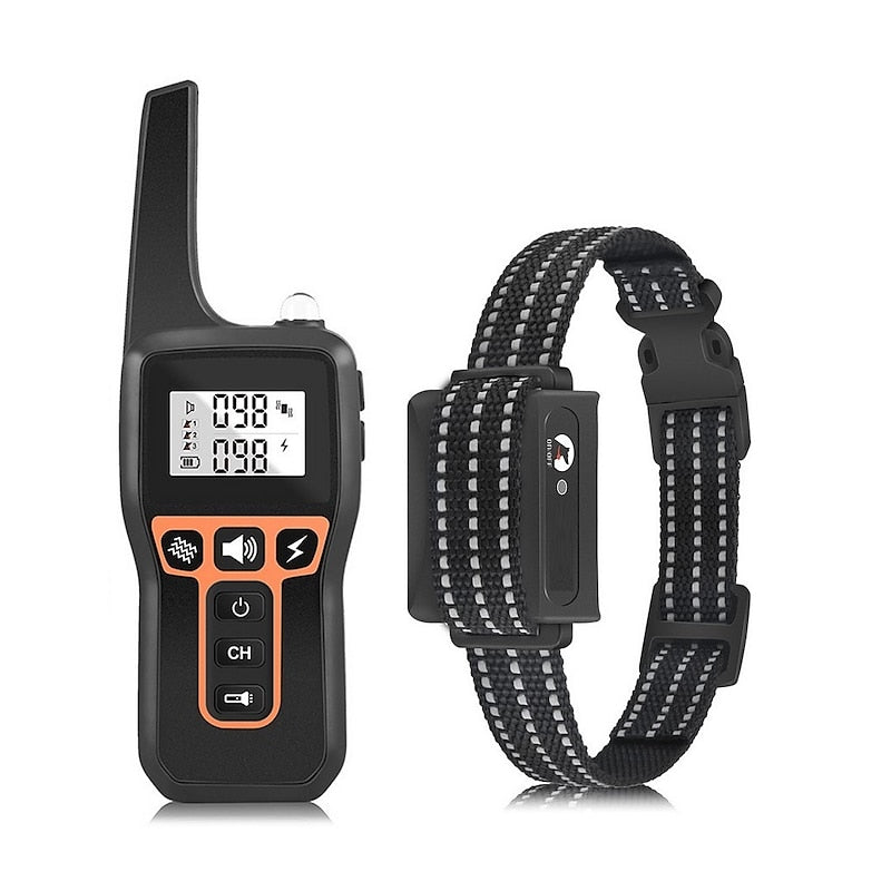 PaceGuard RangePro Remote Dog Training Collar — Waterproof, Beep, Vibration, Shock, Up To 1000 Meters
