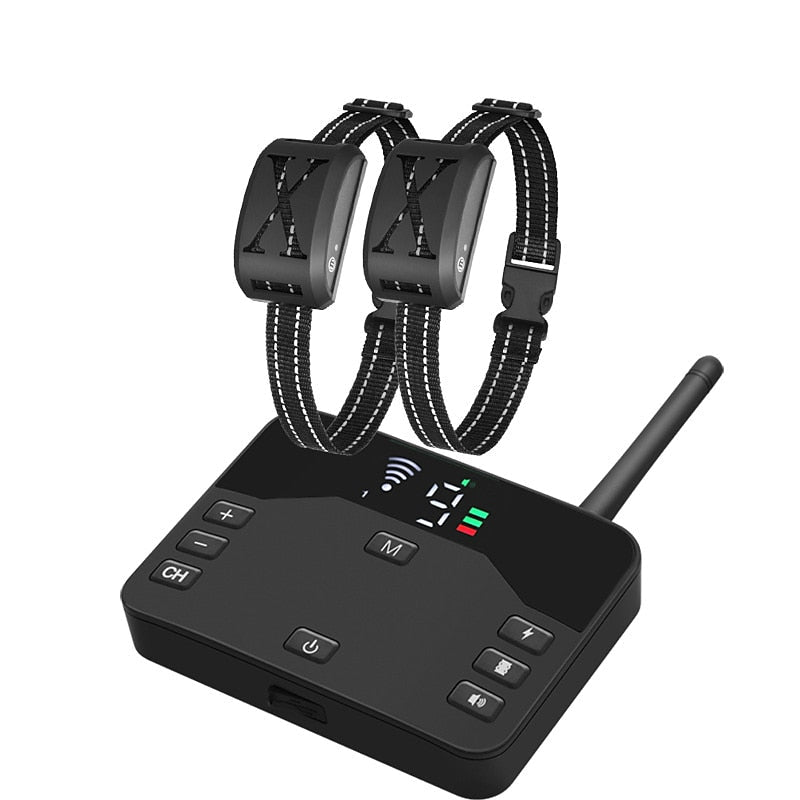 Wireless Dog Fence System — Adjustable Collar, 9–240m Range