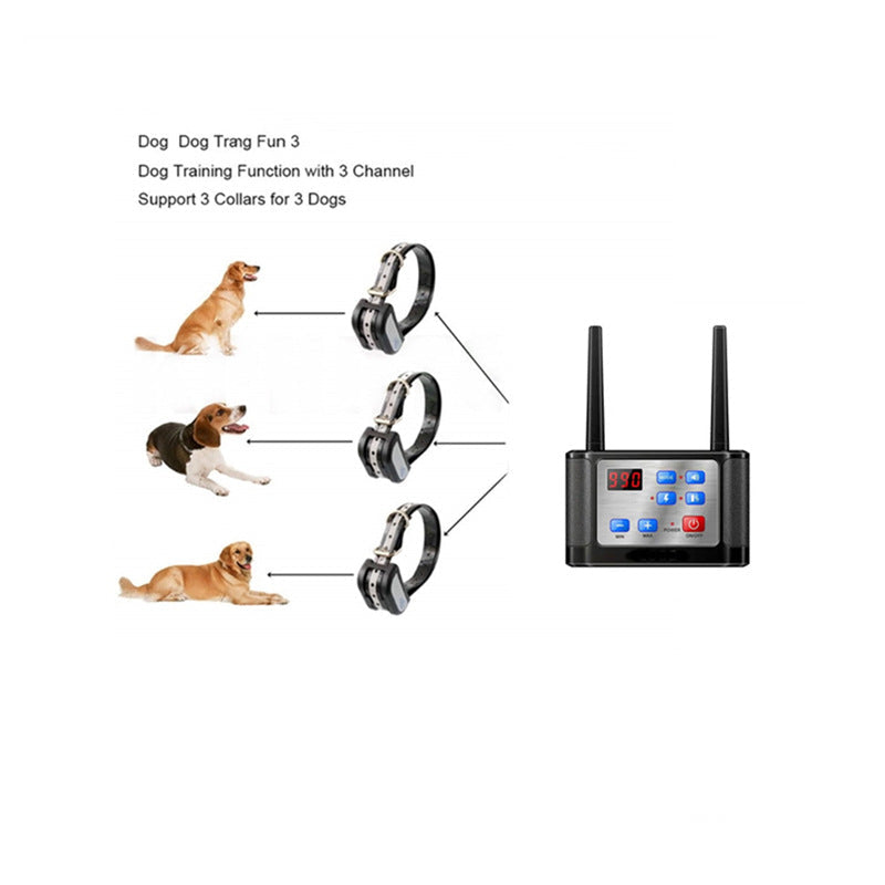 Wireless Dog Fence System with Training Collar and Safety Alerts