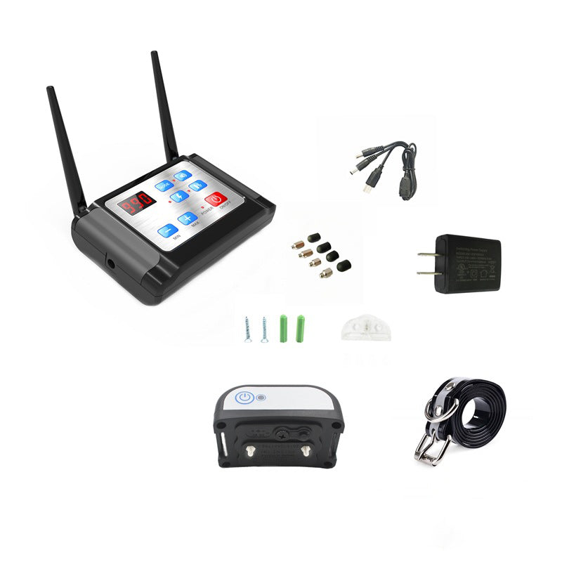 Wireless Dog Fence System with Training Collar and Safety Alerts