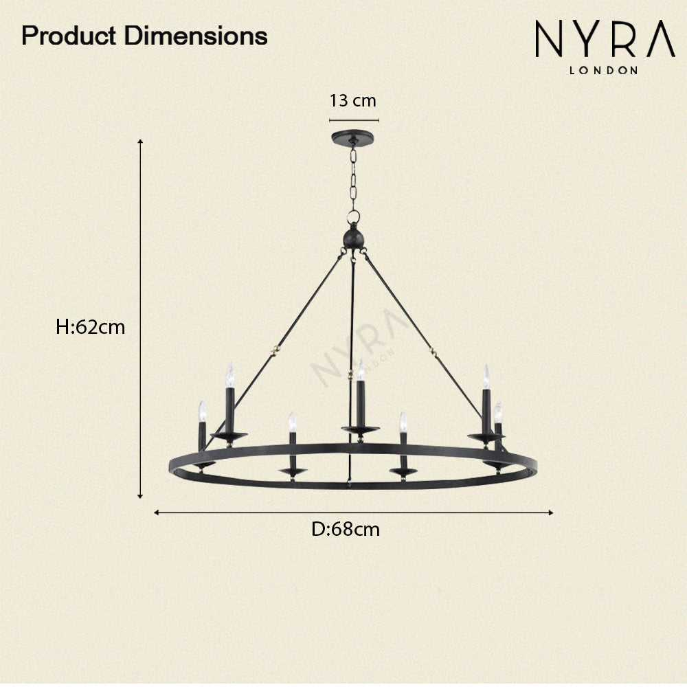 LumaCircle Circular Pendant Light For Dining Areas And Islands