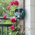 Solar Motion Activated Pigeon Deterrent – Ultrasonic Frequency Emitter and Flashing Warning Lights