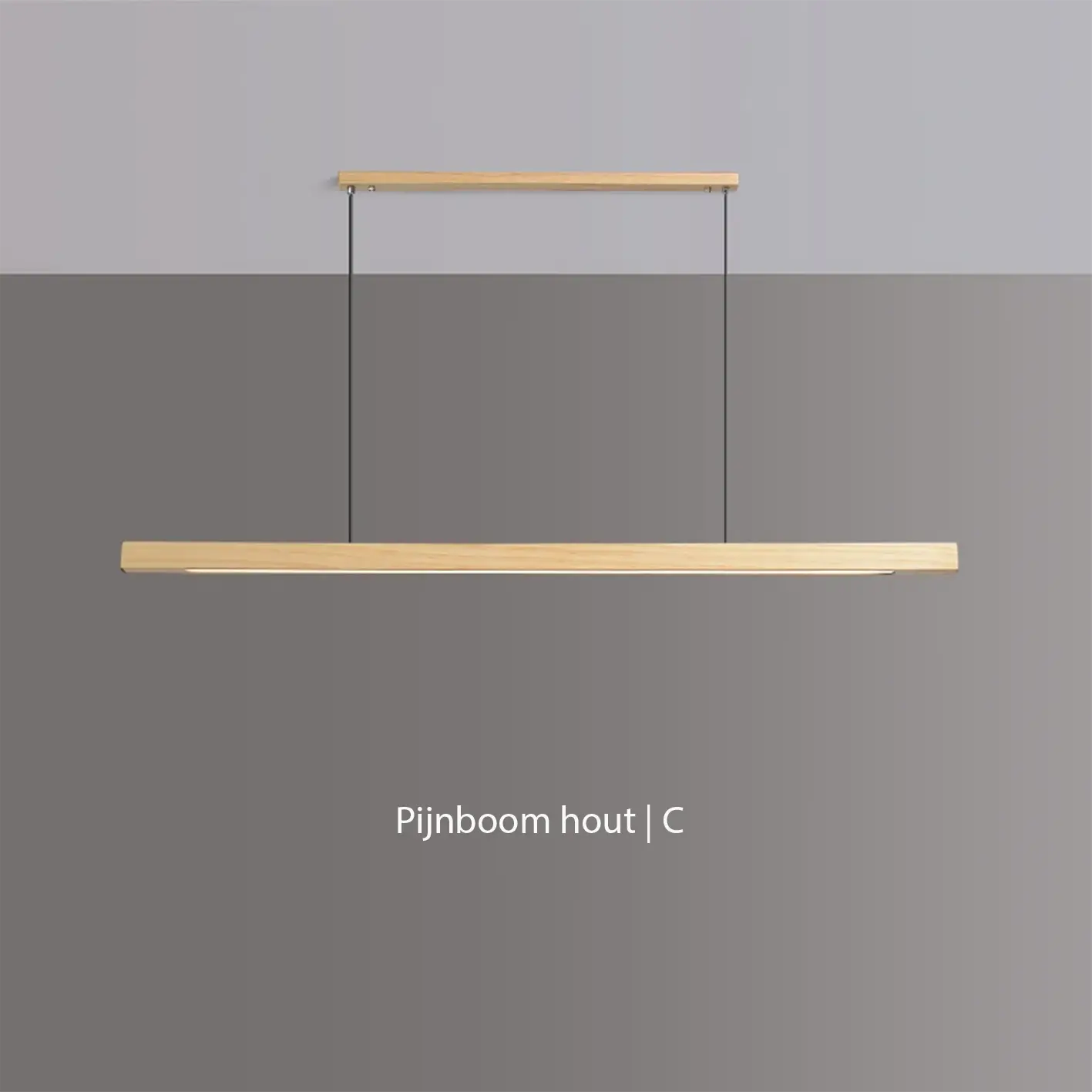 Quorra Lange Holz Pendelleuchte im Essstil für moderne Häuser