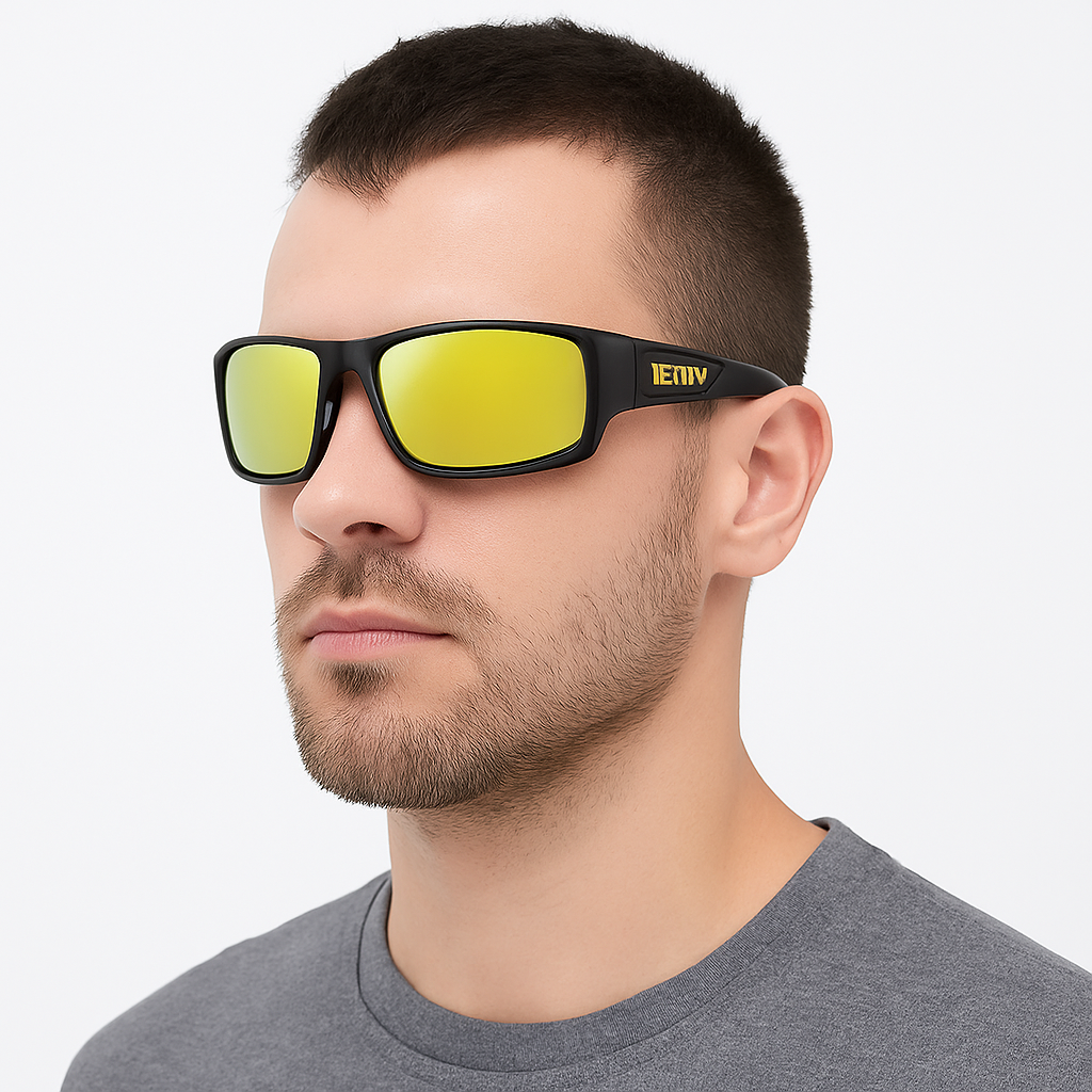 Gafas de sol polarizadas de estilo militar — Protección UV400