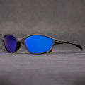 Polarisierte Sonnenbrille von Ricco Milano — matter schwarzer UV-Schutz