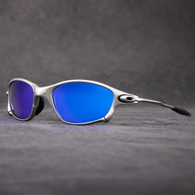 Polarisierte Sonnenbrille von Ricco Milano — matter schwarzer UV-Schutz