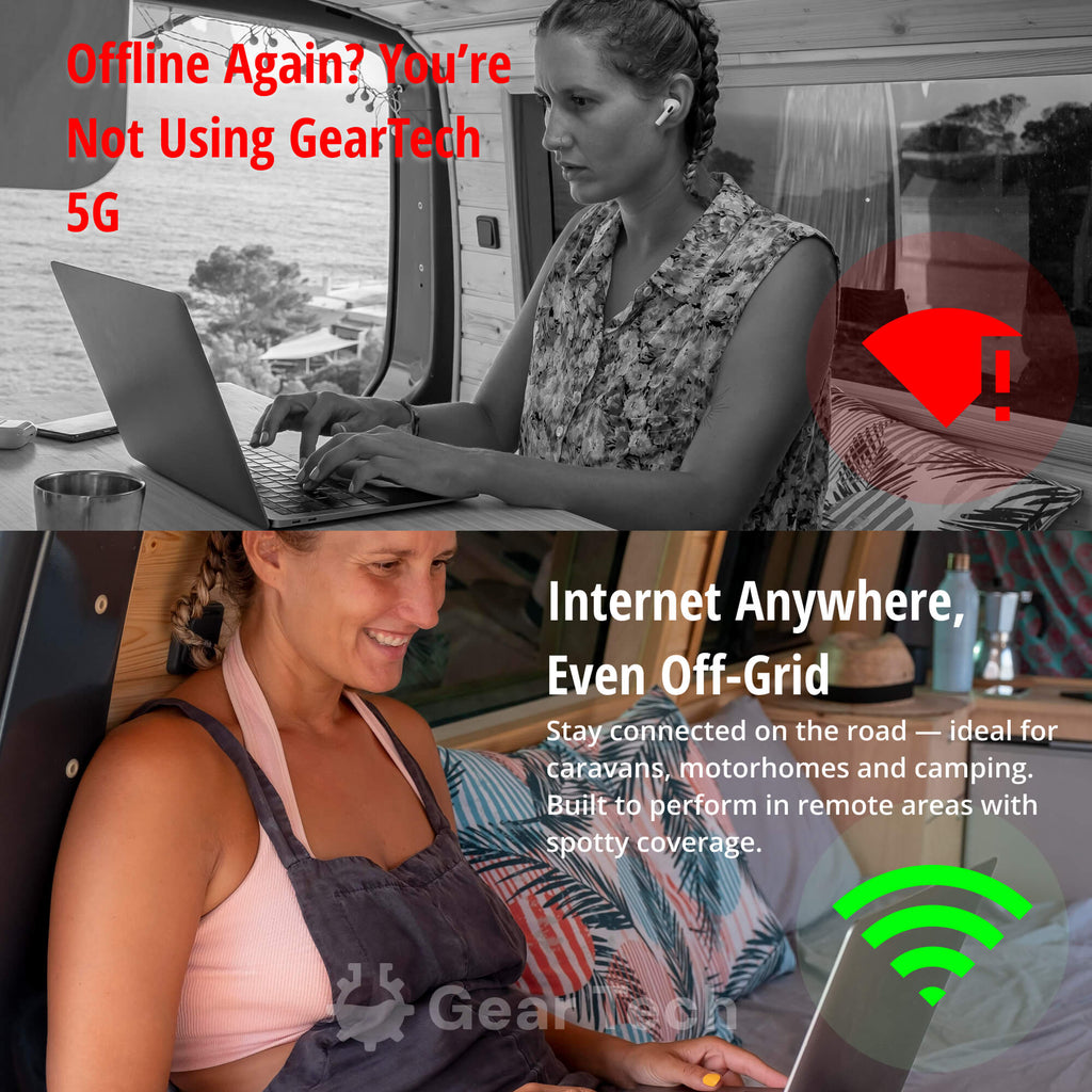 RoamWave 5G Mobiler WLAN-Hotspot — Kompakter mobiler Internet-Router