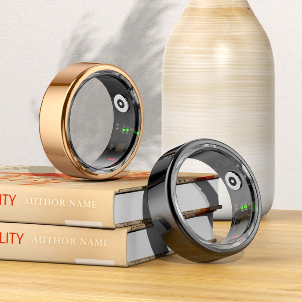 Prémiový chytrý fitness prsten Smarter Fitnessring Healthring — sledování spánku a aktivity