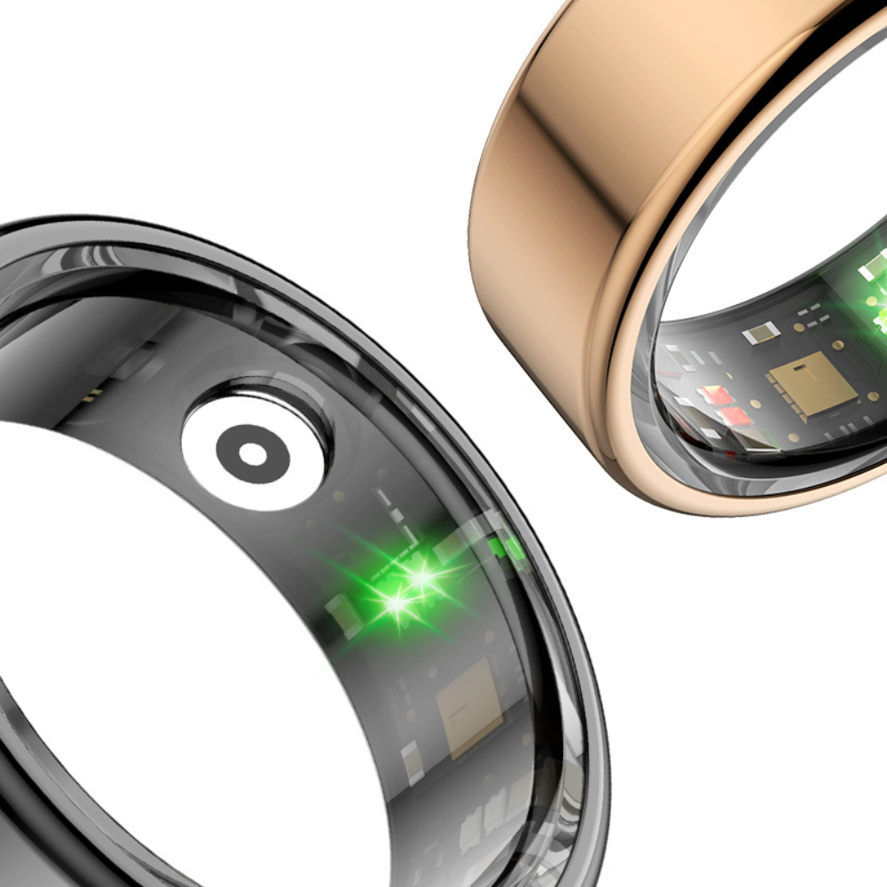 Prémiový chytrý fitness prsten Smarter Fitnessring Healthring — sledování spánku a aktivity