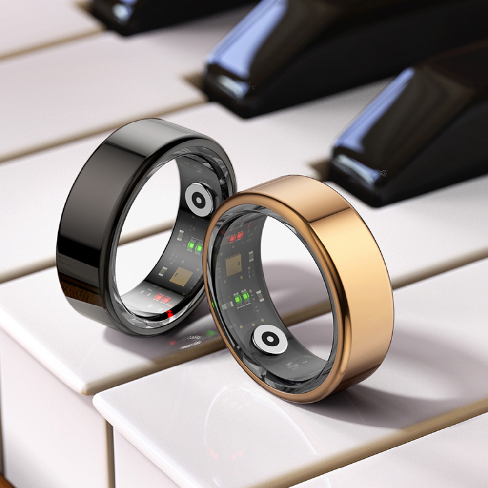 Prémiový chytrý fitness prsten Smarter Fitnessring Healthring — sledování spánku a aktivity
