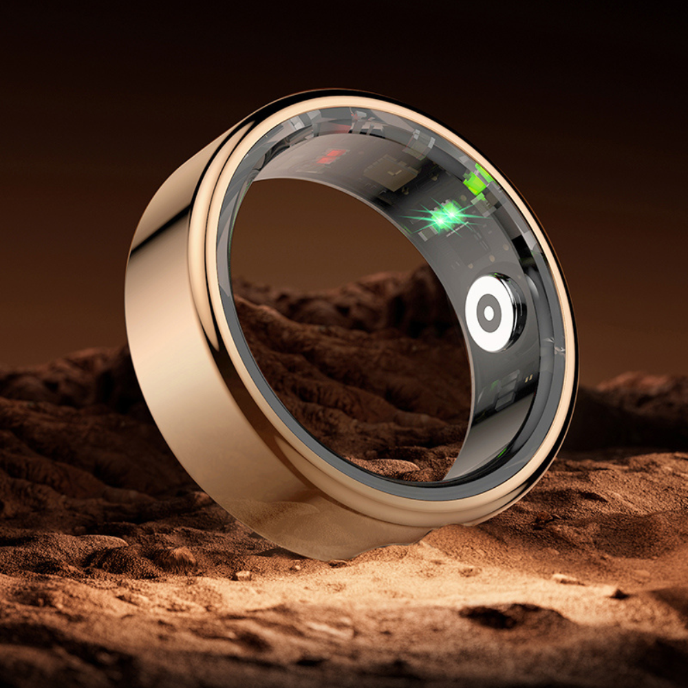 Prémiový chytrý fitness prsten Smarter Fitnessring Healthring — sledování spánku a aktivity