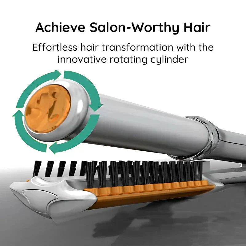 Professional 2 in 1 Rotating Iron Hair Brush | Filindra