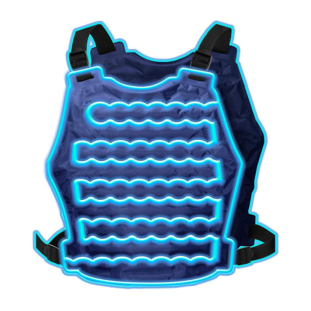 PolarCore Adjustable Ice Vest — Lightweight, Full-Body Cooling
