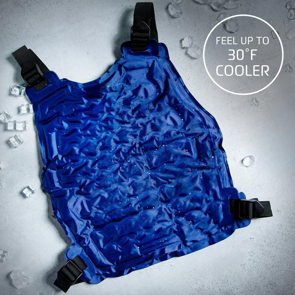 PolarCore Adjustable Ice Vest — Lightweight, Full-Body Cooling