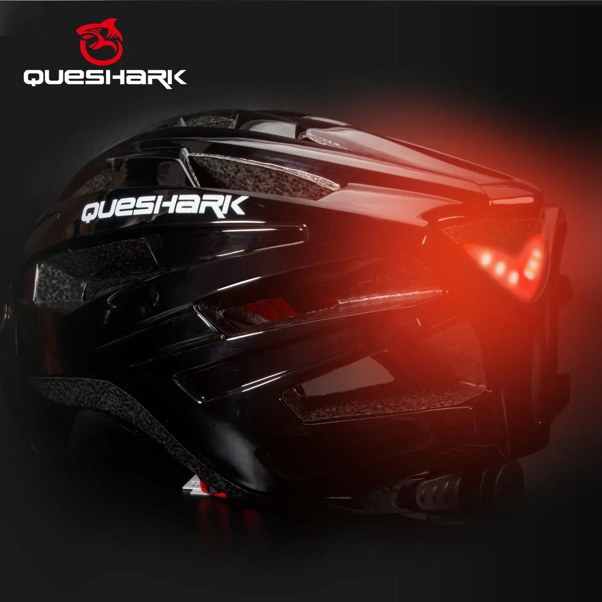 Casco de ciclismo unisex Velora — Sistema de iluminación LED trasera fija