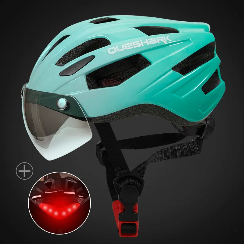 Casco de ciclismo unisex Velora — Sistema de iluminación LED trasera fija