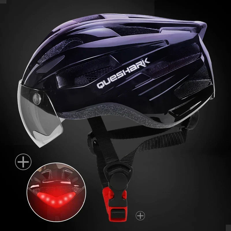 Casco de ciclismo unisex Velora — Sistema de iluminación LED trasera fija