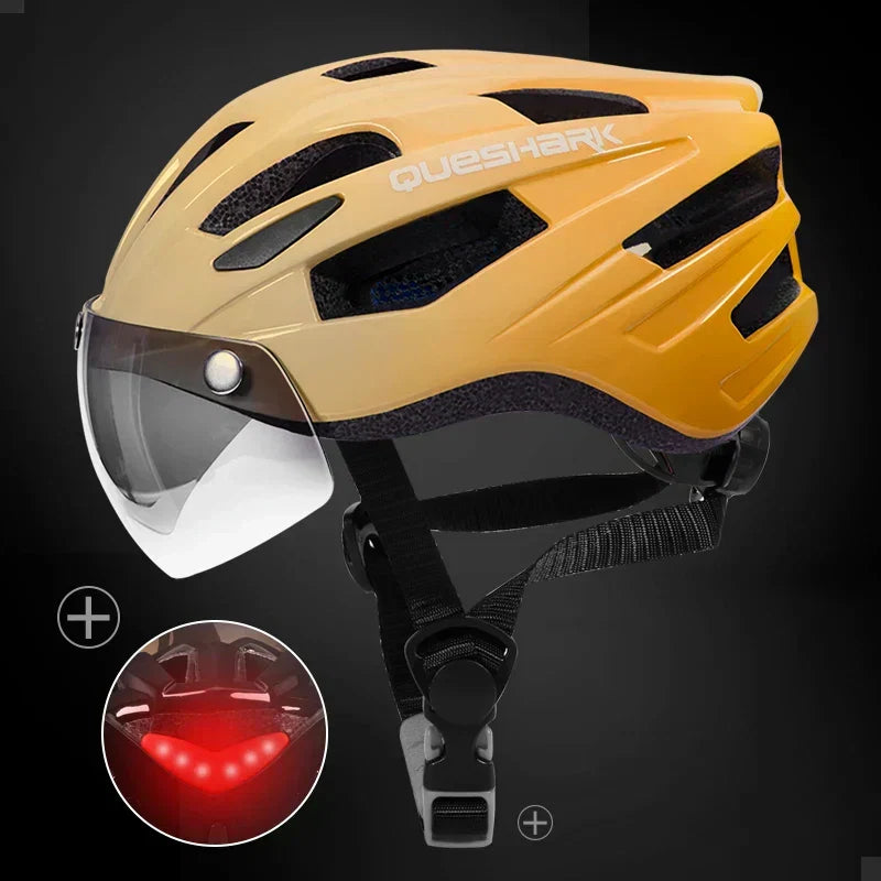 Casco de ciclismo unisex Velora — Sistema de iluminación LED trasera fija