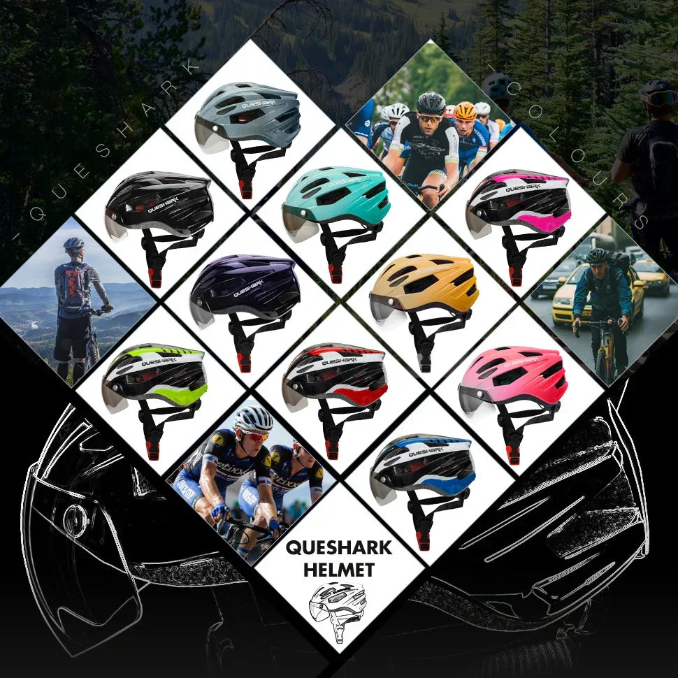Casco de ciclismo unisex Velora — Sistema de iluminación LED trasera fija