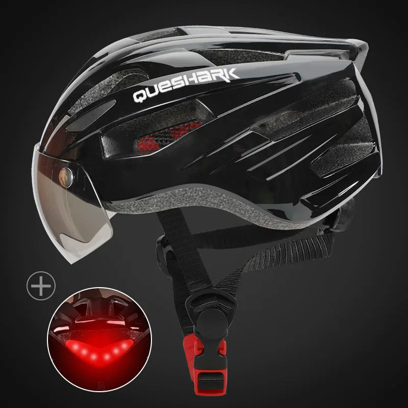 Casco de ciclismo unisex Velora — Sistema de iluminación LED trasera fija