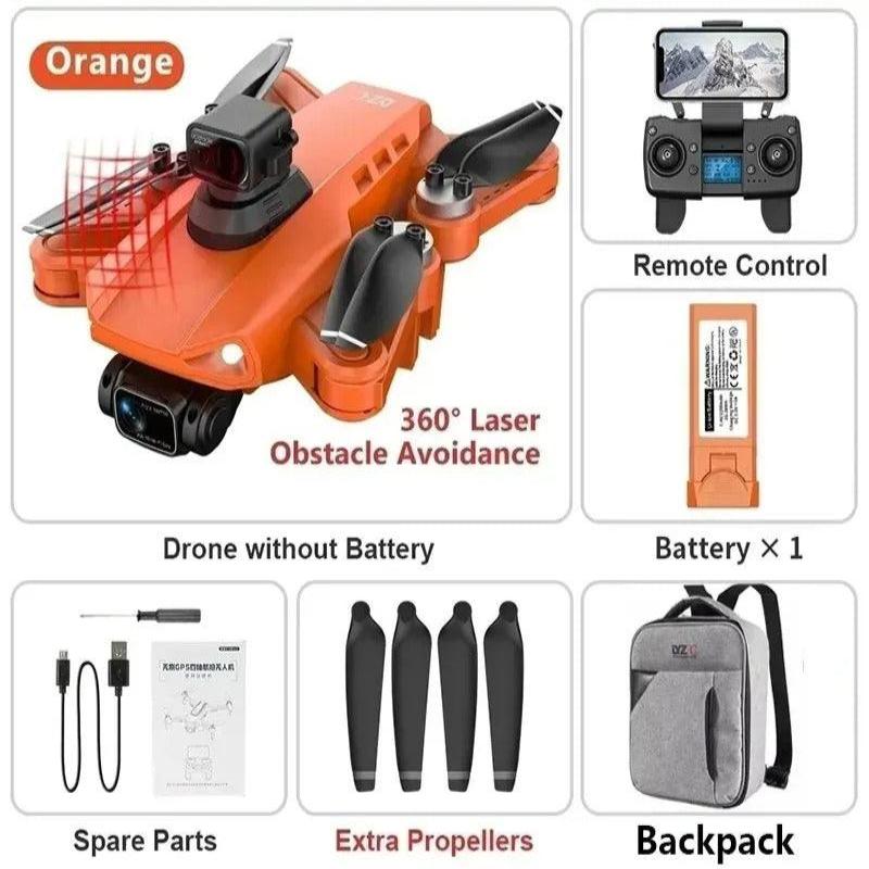 RG106 Pro Drone — Dual Camera, 8K Imaging, GPS, Brushless Motors