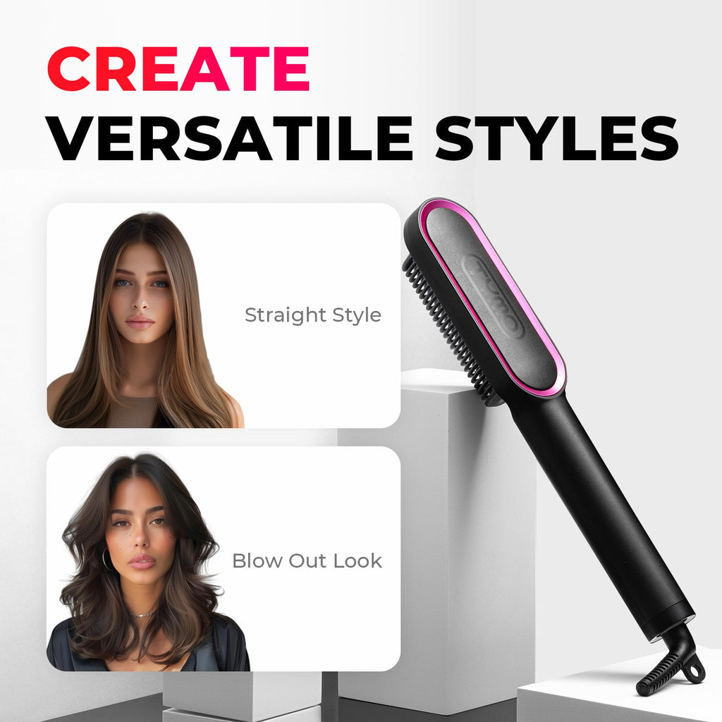 Rejuvabrush Hair Straightening Brush — Fast Styling Tool