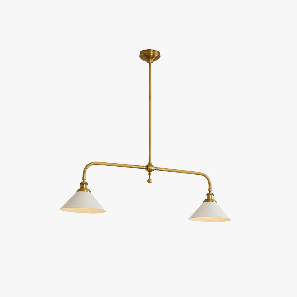 AstraVex vintagependellampa i glas — vit elegant innerskärm