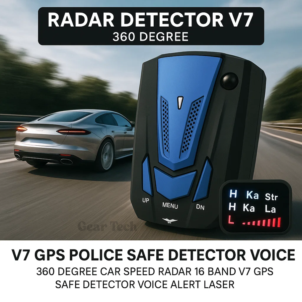 Radarový detektor s dlouhým dosahem — vysoce citlivá detekce