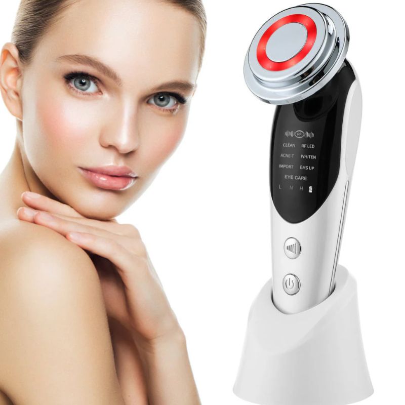 Apparaat voor huidversteviging met radiofrequentie - EMS, LED en massage
