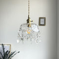 Aurelia Crystal Pendant Fixture In Clear Glass For Elegant Interiors