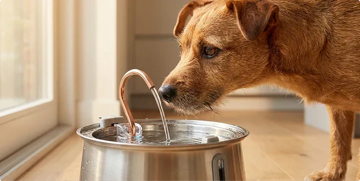 Stainless Steel Canine Hydration Station — Tiered Filtration System