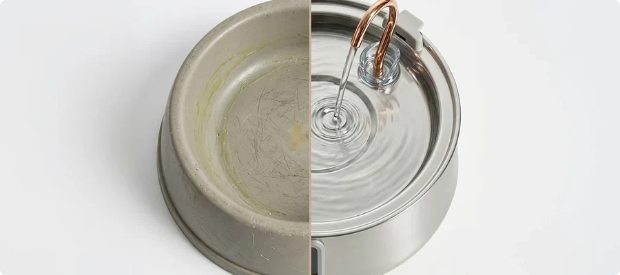 Stainless Steel Canine Hydration Station — Tiered Filtration System