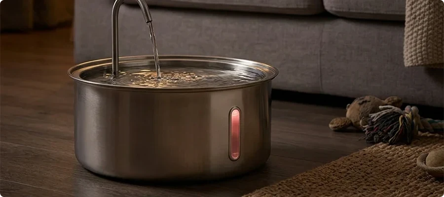 Stainless Steel Canine Hydration Station — Tiered Filtration System