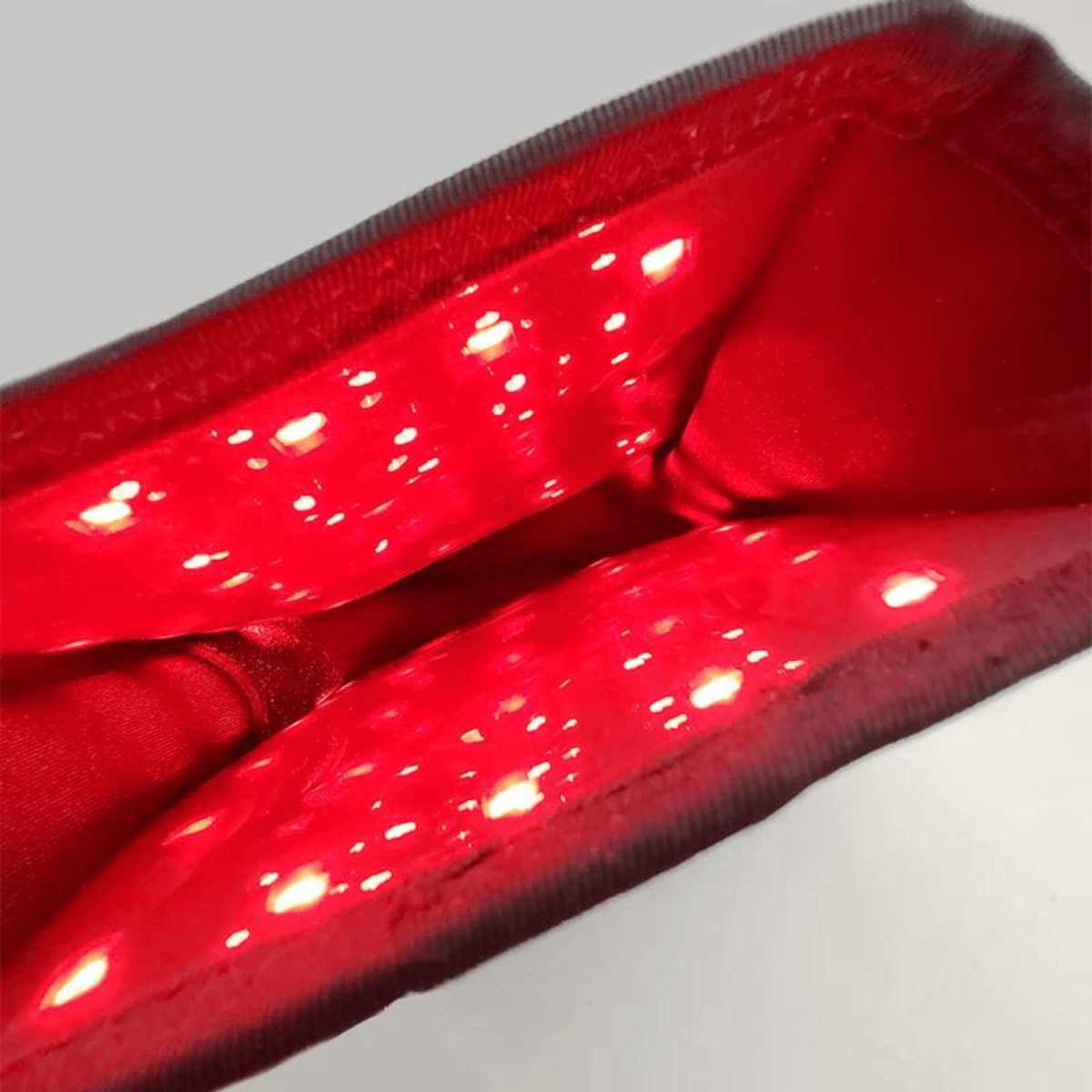 Guante de luz roja LumaFlex — Diseño de doble longitud de onda y luz infrarroja cercana