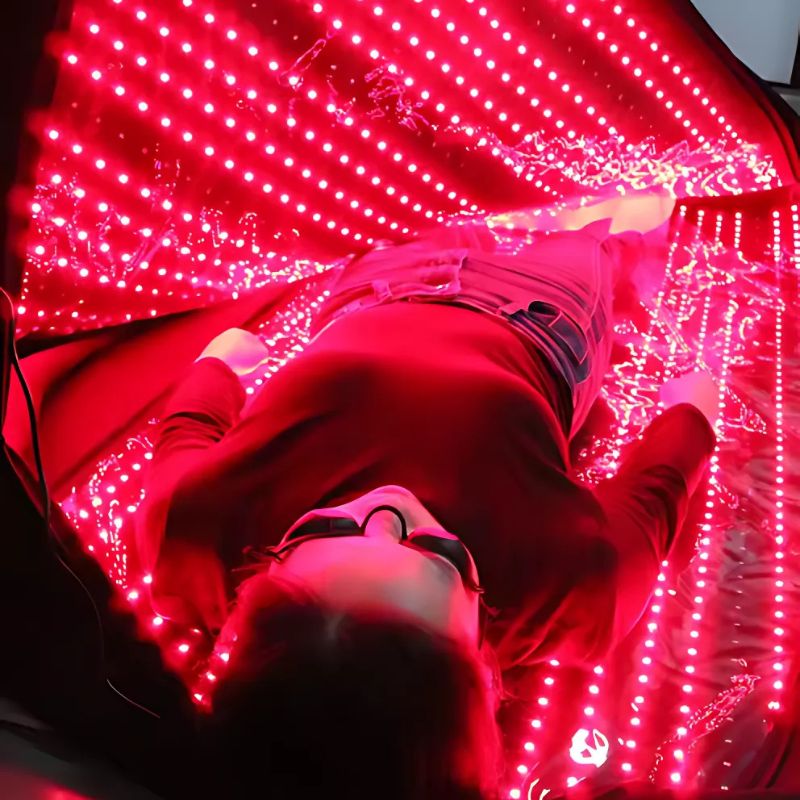 Ganzkörper-Rot- und Nahinfrarottherapiebett, 1280 rote LEDs