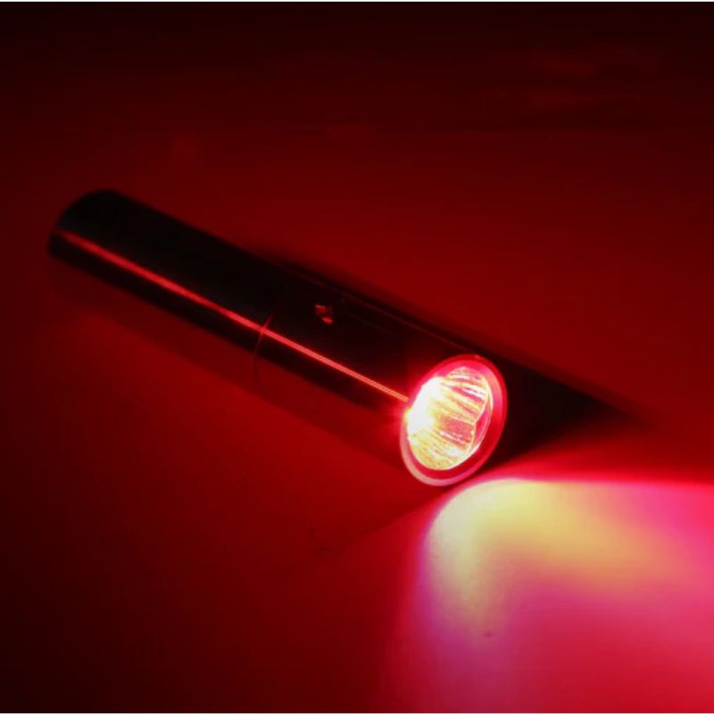 Latarka do terapii światłem podczerwonym i czerwonym - 630nm, 660nm i 850nm