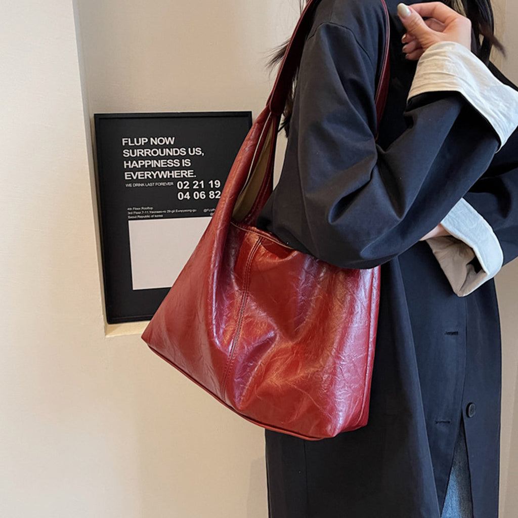 Distressed Scarlett Vintage Tote — Matching Set of Two