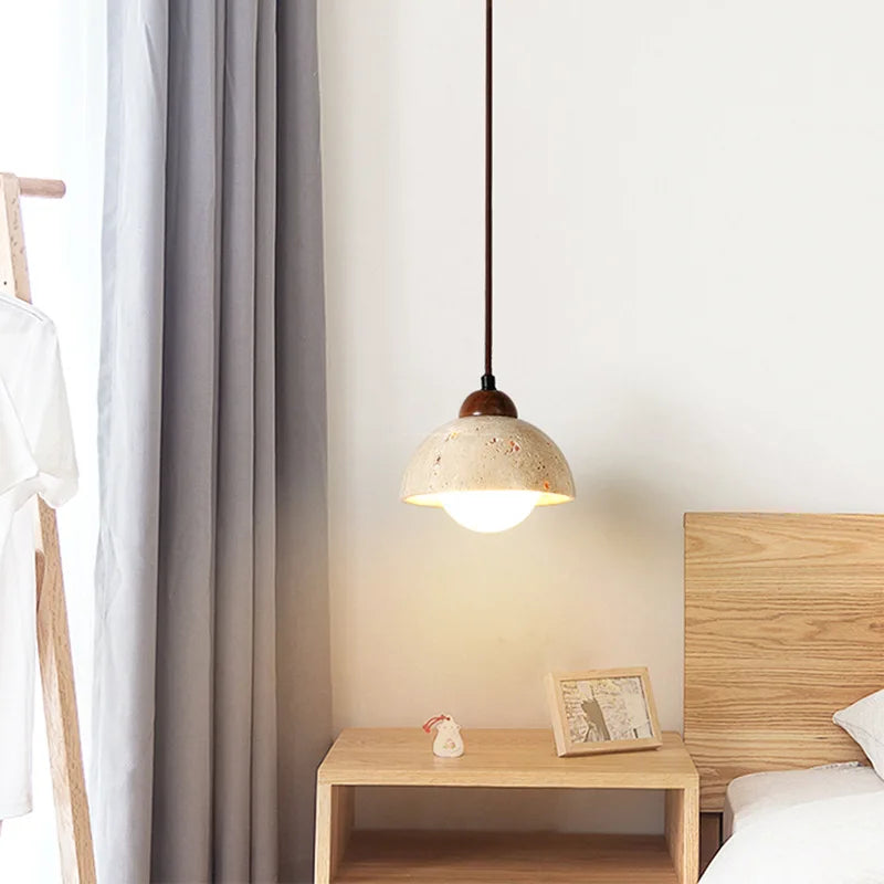 WabiSculpt pendellampa i wabi-sabi-stil — naturinspirerad design