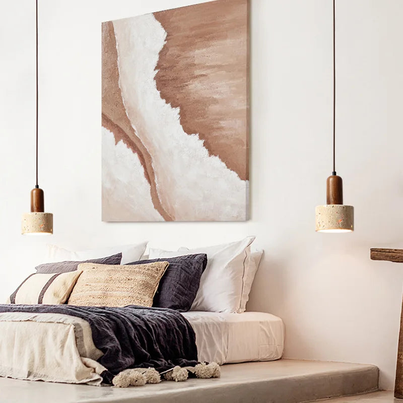 WabiSculpt pendellampa i wabi-sabi-stil — naturinspirerad design