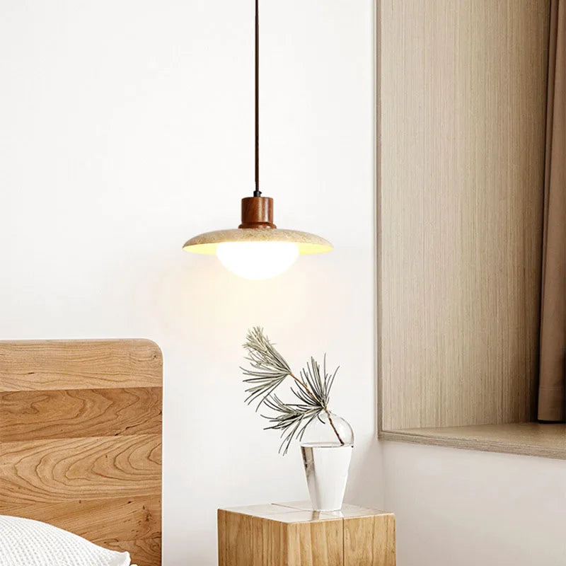 WabiSculpt pendellampa i wabi-sabi-stil — naturinspirerad design