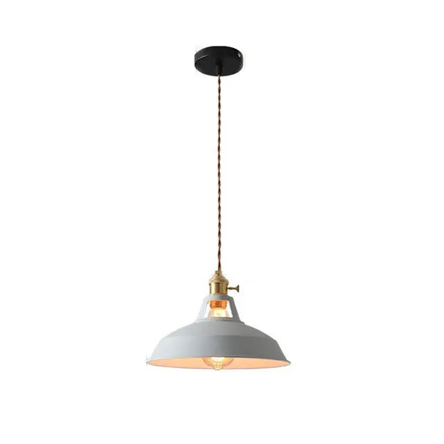 LumaNova Vintage Style Pendant Light In Seven Color Options
