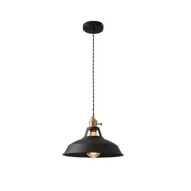 LumaNova Vintage Style Pendant Light In Seven Color Options