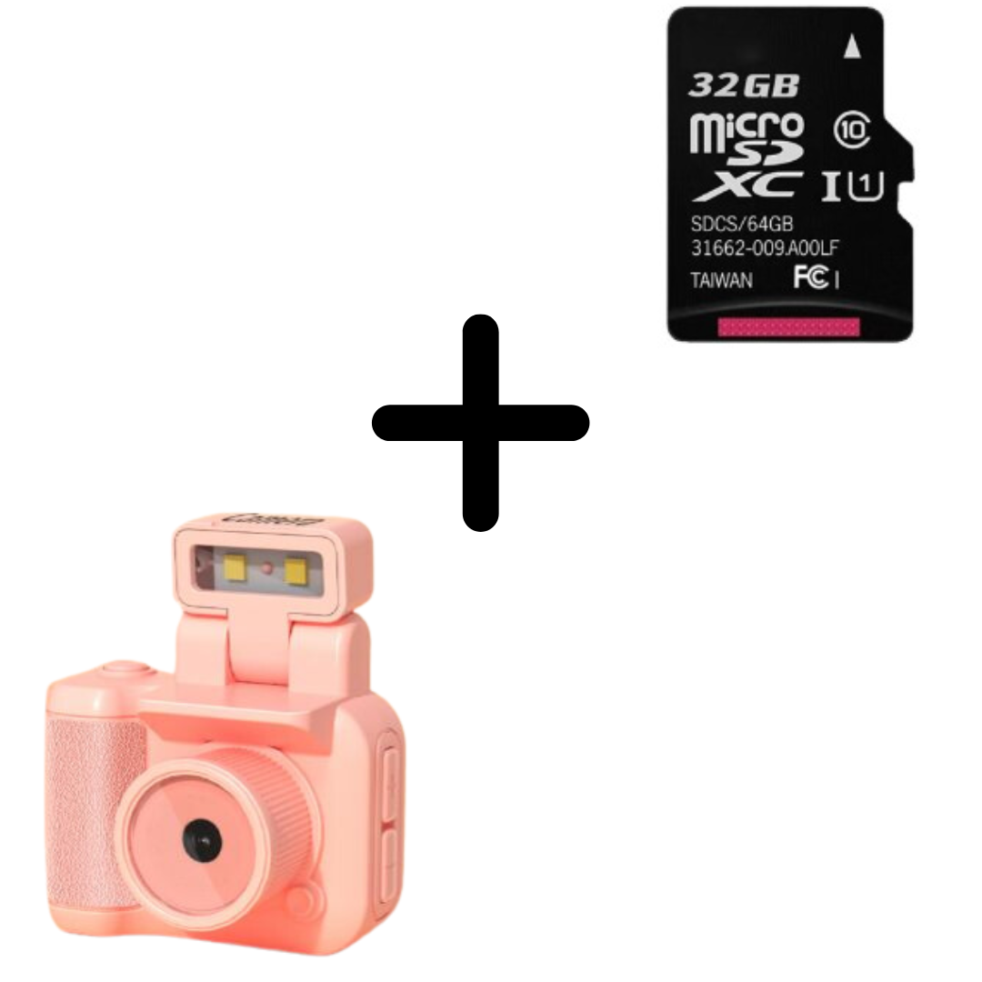 LumaNova Retro Mini Camera, Compact Vintage-Inspired Design