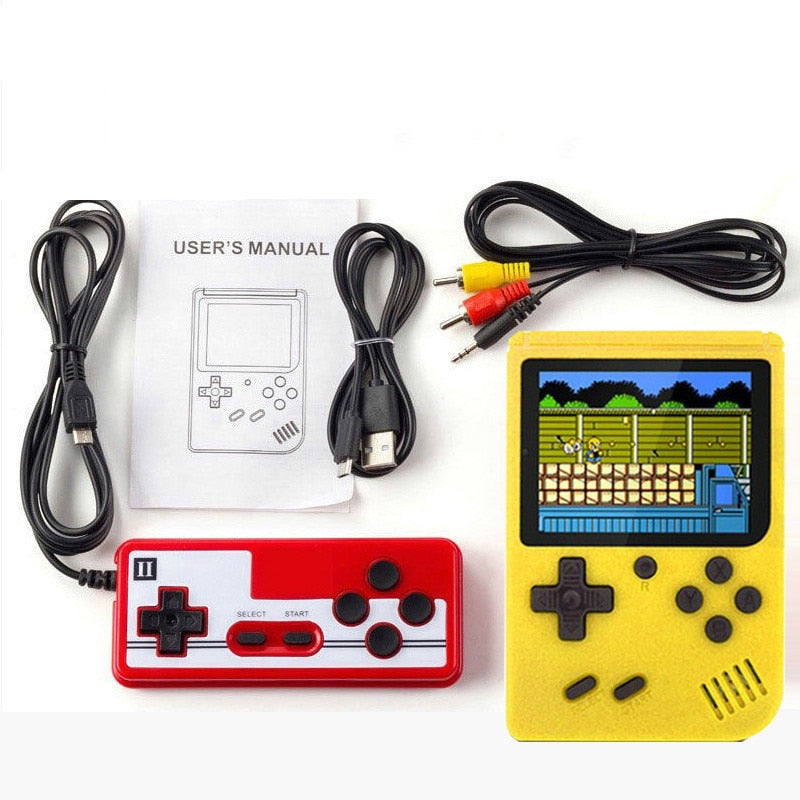ポータブルレトロ携帯ゲーム機 — クラシックゲーム400種類内蔵