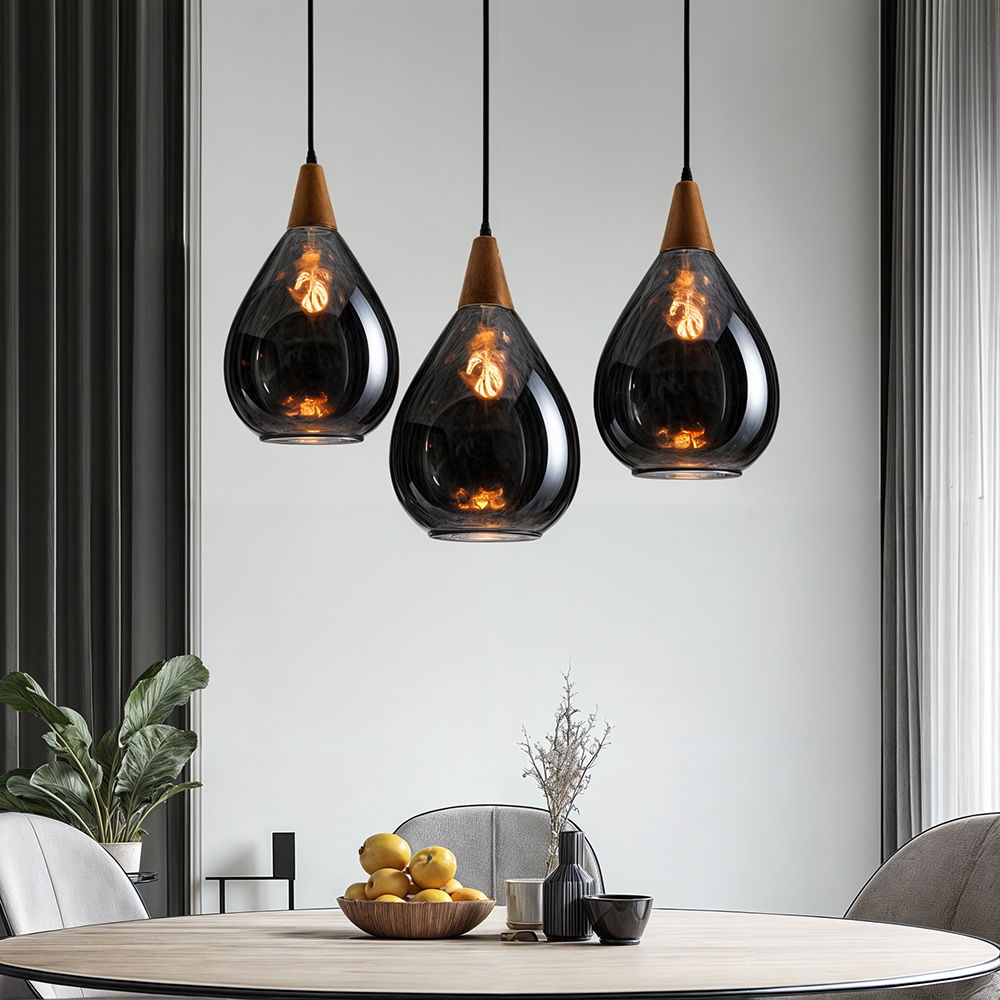 Liora Glass Hanging Light With Nordic Look For Home
